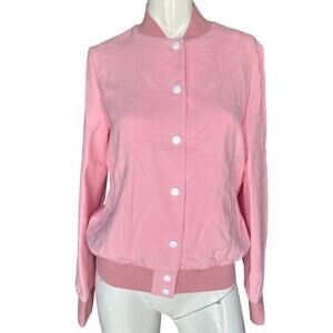 St. Sereno Pink Varsity Jacket Size Small